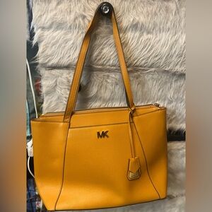 Michael Kors Yellow Tote Bag